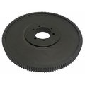 B B Manufacturing F168-8MX21-SF, Timing Pulley, Cast Iron, Black Oxide,  F168-8MX21-SF